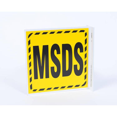ZING Eco Safety L Sign, 7X7- Model 2603